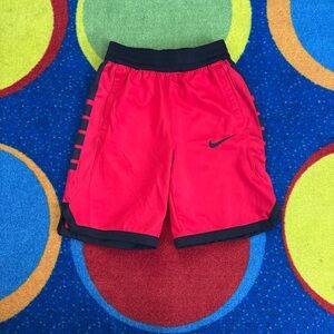 Nike Red and Black Boys' Athletic Shorts